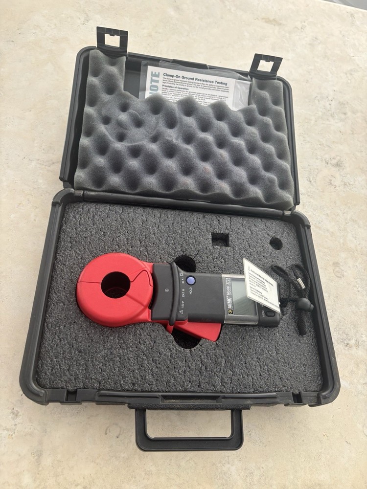 AEMC Chauvin Arnoux 3731 Clamp-On Ground Resistance Tester