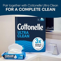 XL Flushable Wet Wipes, Adult Wipes Large, 8 Flip-Top Packs, 45 Wipes Per Pac…
