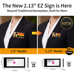 Santek EZ Sign NFC E-Paper Display, No Battery & 4-Color Rewritable Display IP65