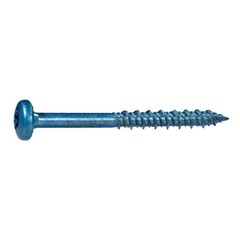 TorqueMaster Blue Ruspert Star Drive Pan Head Masonry Screws 1/4″ x 3-3/4″ Concr