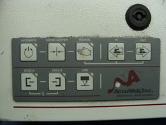 ACCUWEB MICRO1000 WEB GUIDE CONTROL CTL 1000-02 INPUT: 115VAC OUTPUT: 30VDC 4A