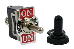 20A 125V Toggle Switch (ON)-OFF-(ON) SPDT 3 Terminal Momentary 2 SIDE+Boot