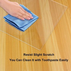 8 X 12 Clear Acrylic Sheet Plexiglass Plastic Sheet for Crafts Transparent Acr