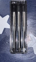Interstate M3.5×0.6 3pc Tap Set Taper Plug Bottom HSS D4 ONE OF EACH- 3pcs