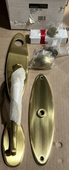 Baldwin 6573-060-FD Estate Trim Set Springfield Satin Brass/Brown Finish NOS