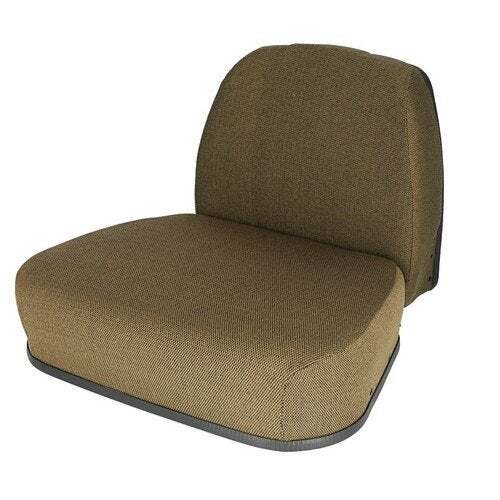 Seat Cushion Set – Fabric Dark Brown fits John Deere 4230 4240 4430 4440 4630