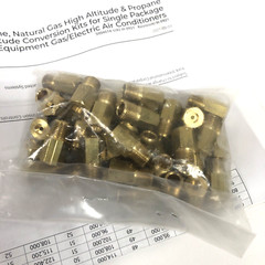 YORK Natural Gas High Altitude Conversion Kit for ZX04/5/6 ZQ04/5/6 ZY04/5/6