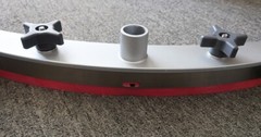 SQUEEGEE ASSEMBLY, UNKNOWN BRAND, 32″ WHEEL-TO-WHEEL, 10.25″ MOUNTING SCREWS