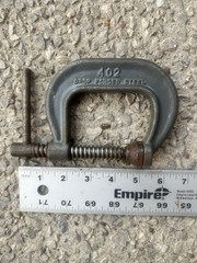 (2) Wilton C Clamps No. 404 And No. 402 Heavy Duty USA
