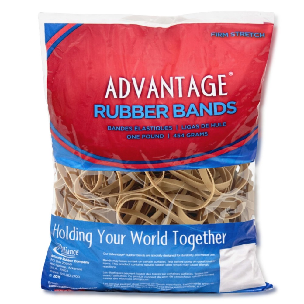 Rubber 26644 Advantage Rubber Bands Size #64, 1 lb Bag Contains Approx. 320 B…