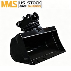 Hydraulic Tilting Bucket Fit CAT 3 Ton Excavator Compact Digger Bucket FREE SHIP