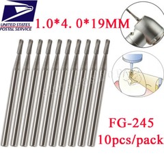 Dental Burs FG 330 FG 245 Carbide High Speed Pear Domed Fissure Friction Grip