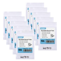 10X AZDENT Dental Ortho Buccal Tube 1st Molar Roth .022 Bondable Non-Convertible