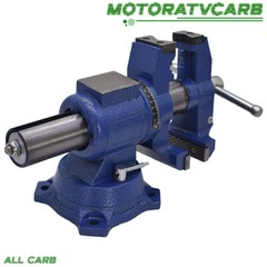 ALL-CARB 4″ Multipurpose Vise Bench Vise Heavy Duty Multi-Jaw Vise 360-Degree