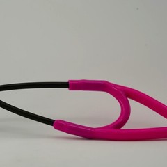 Pink Cardiology Stethoscope – Dual-Lumen, Stainless Steel, Premium Sound