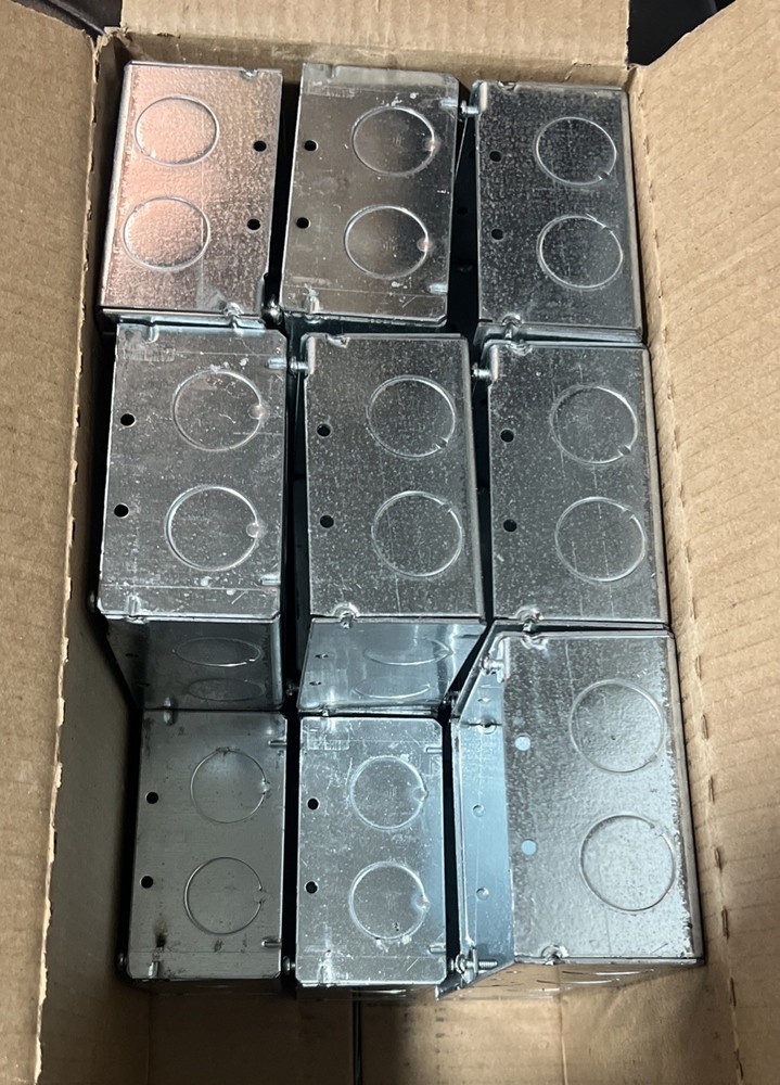 (16) Hubbell Raco 231 | 4” Box (1900) | 2-1/8” Deep | 3/4” KOs *NEW*