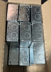 (16) Hubbell Raco 231 | 4” Box (1900) | 2-1/8” Deep | 3/4” KOs *NEW*