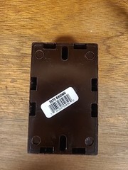 1-Thomas & Betts 5070 Brown 14.0 Cu.in. Surface Mount Single Gang Electrical Box