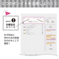 Kokuyo Campus Study Planner Notebook, Daily Ruled, Semi-B5, Gray
