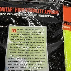 Ergodyne GloWear 8205Z High Visibility Sleeveless Safety Vest Size LIME 4XL 5XL