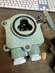IMPA # 792813 Angle Plug (1MB) & Receptacle (1M), 3 Pin Waterproof IP67