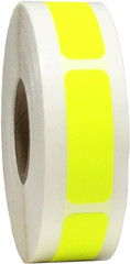 Rectangle Stickers | 0.5 x 1.5″ Inches Wide – 500 Pack | Pick One Color