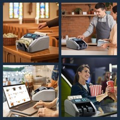 MUNBYN IMC51 Money Counter Machine Count Value, Add+Batch/Add+ Value Mode Bil…
