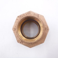 Lead Free 1-1/2″ FNPT x 1-1/2″ FNPT Union Coupling