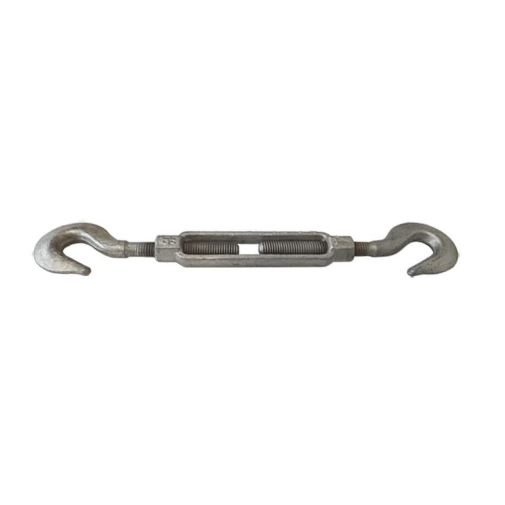 3/4 Inch x 6 Inch HOOK HOOK Turnbuckle Galvanized Drop Forged Steel Marine Boat