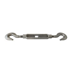 3/4 Inch x 6 Inch HOOK HOOK Turnbuckle Galvanized Drop Forged Steel Marine Boat