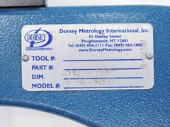DORSEY METEROLOGY 6 – 7″ DIAL SNAP GAGE DS-S2-16377 NO INDICATOR 6.0 7.0 USA