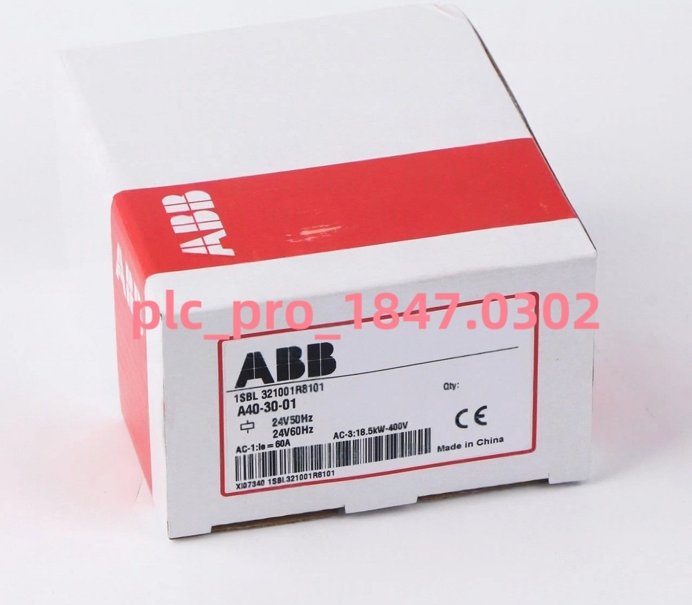 A40-30-01 1PCS Brand New ABB A40-30-01 1SBL321001R8101 24VAC Contactor