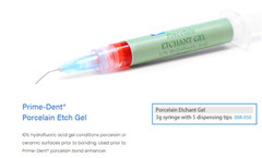 Prime Dent Porcelain Etch Gel 10% Gel 3 gm Syringe 008-050