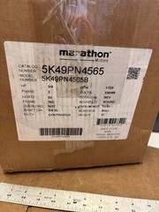 LEESON K460 Brake Motor, 0.75 HP, 3 Ph, 230/460 V, 1800 RPM, 5K49PN4565