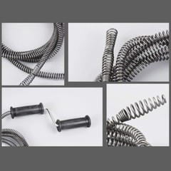50 Ft Drain Auger Plumbing Snake Clog Cable 1/2 In.Sewer Pipe Cleaner Durable NW