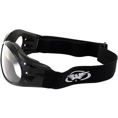 3 Pairs of Global Vision Eliminator Goggles Black with Clear Red & Blue Lenses