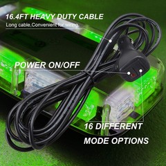 ASPL 48LED Roof Top Strobe Lights, High Visibility Emergency Green/White