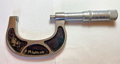 Vintage Geo Scherr Micrometer Caliper Machinist New York USA