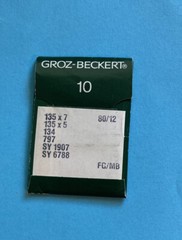 *NOS* 135X7-80/12-GROZ-BECKERT (PK OF 10) SEWING NEEDLES-FREE SHIPPING*