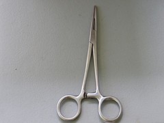 Surgical Mosquito SILCO Forceps Straight Hemostat Locking Handle