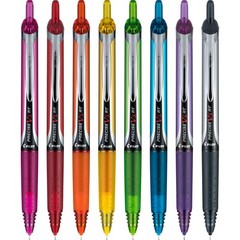 Pilot Precise V5 Rt Premium Rolling Ball Pen Pack Of 8 Vibrant Colors