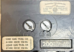 GE TFJ236200/NP-225641-B CIRCUIT BREAKER 200A 3P 600VAC