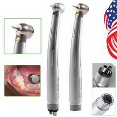 E-Type Dental High Speed LED Handpiece Standard Head Push 2/4Hole FDA