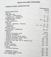 Massey Ferguson 164 166 Disc Mower Conditioner Service Manual Repair Work Shop