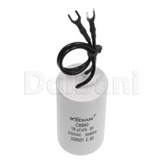 New 16UF 250VAC Wire Motor Run Capacitor 16MFD CBB60 HVAC 30X60MM 25/85/21