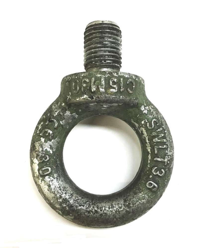 Unbranded 1-1/8 inch Heavy Duty Eye Bolt C15M30 USED