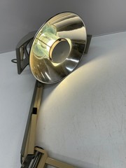Vtg Burton 220 Industrial Medical Dental Wall Mount Exam Lamp Light Adjustable