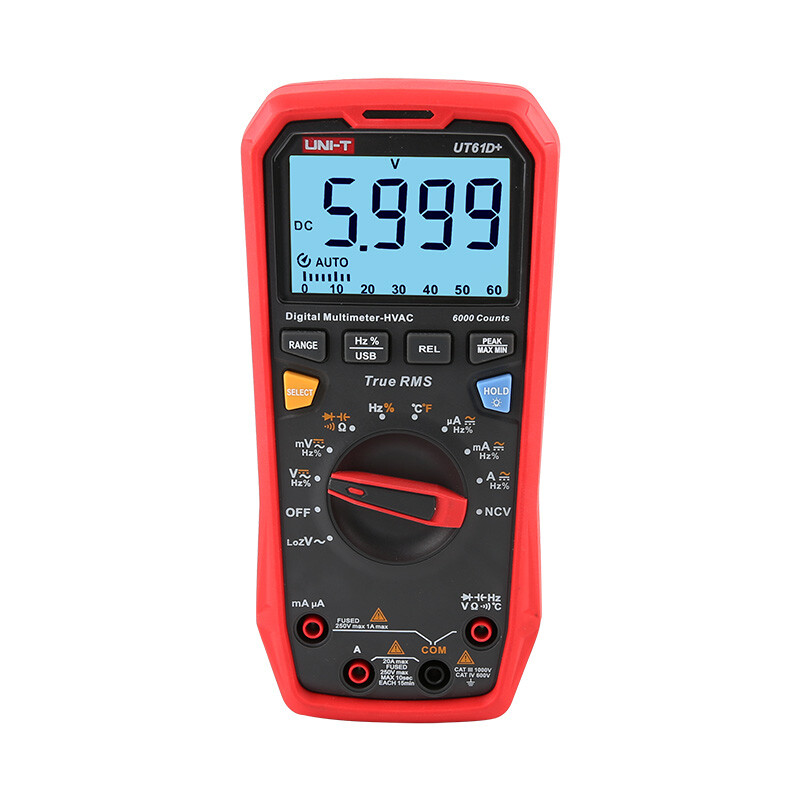 UNI-T UT61B+/UT61D+/UT61E+ Auto Range Digital Multimeter