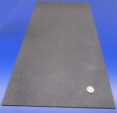 ABS Sheet Haircell Textured, 1 Side, Black, .094″ (3/32″) x 12″ x 24″, 4 Units
