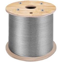 VEVOR T316 1000ft Stainless Steel Cable 3/16″ 1×19 Wire Rope Cable Railing Kit